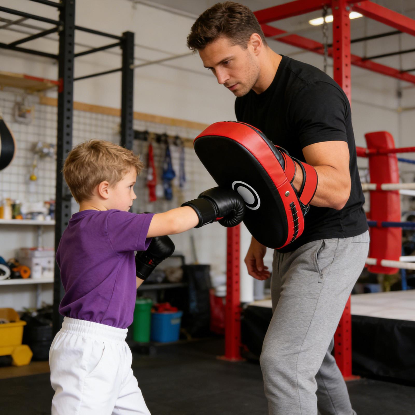 Home Gym Equipment - Almohadillas de Boxeo de Cuero PU
