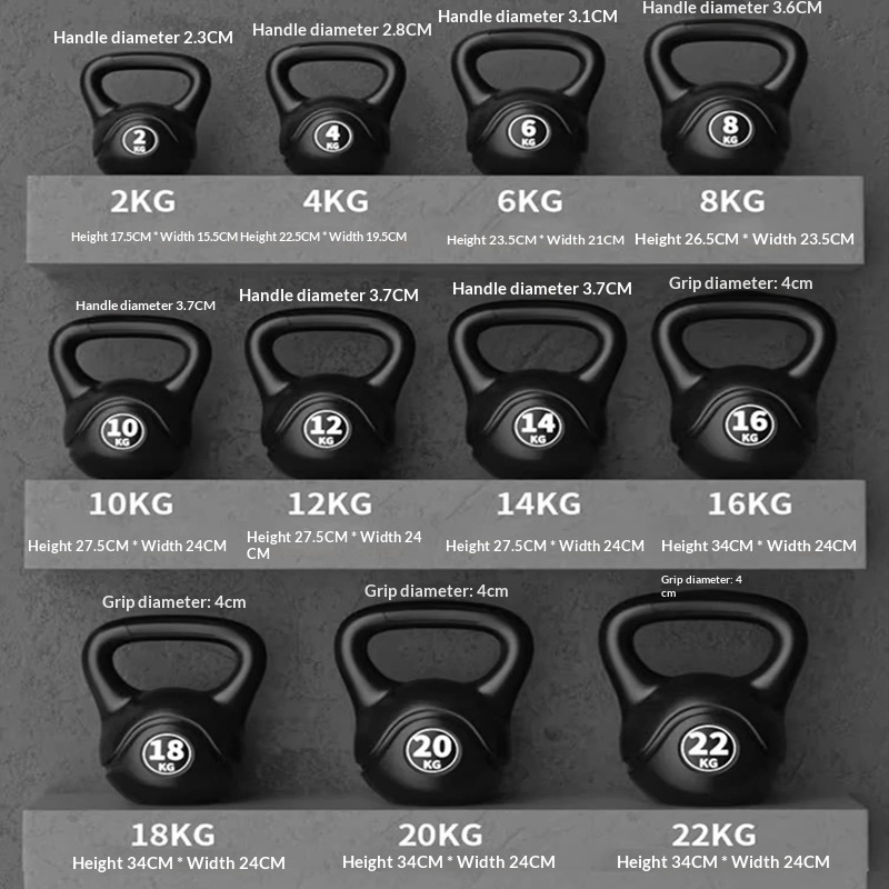 Home Gym Dumbbell Workout - 2026 Kettlebell Ajustable de 8 kg