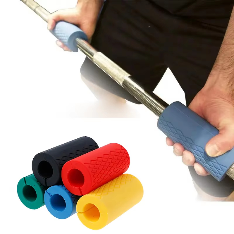 Home Gym Dumbbell Workout - Empuñaduras de silicona antideslizantes para mancuernas,