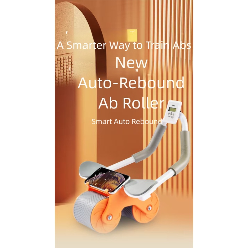 Ab Roller Wheel - Rueda Abdominal con Rebote Automático y