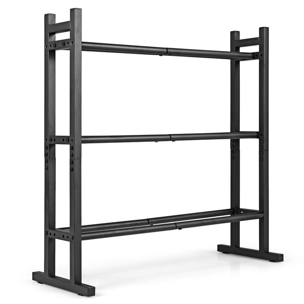 Home Gym Equipment - Estante para mancuernas de 3 niveles