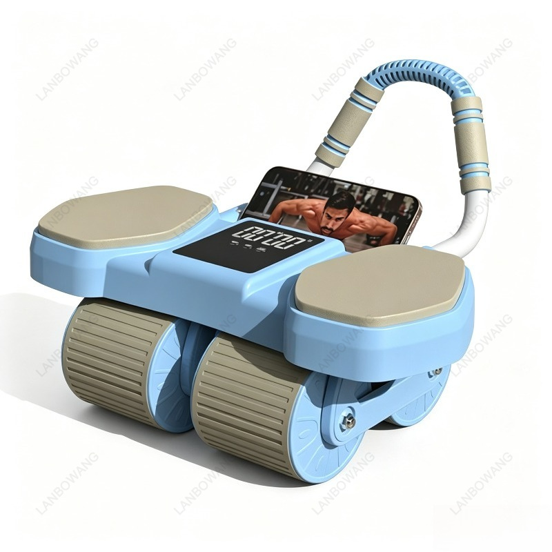 Ab Roller Wheel - Rodillo abdominal inteligente de 4 ruedas
