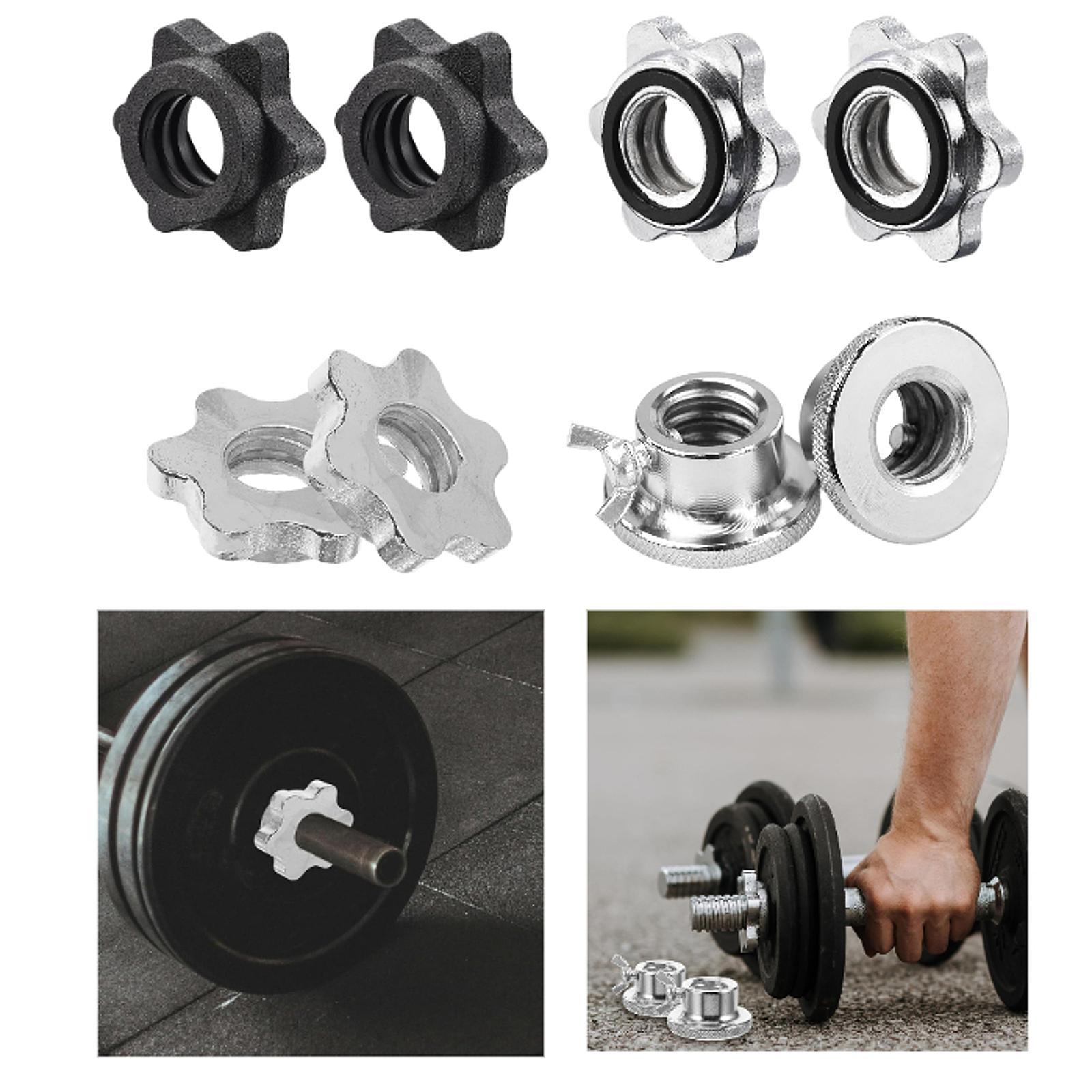 Home Gym Dumbbell Workout - Equipo de collares de tornillo de