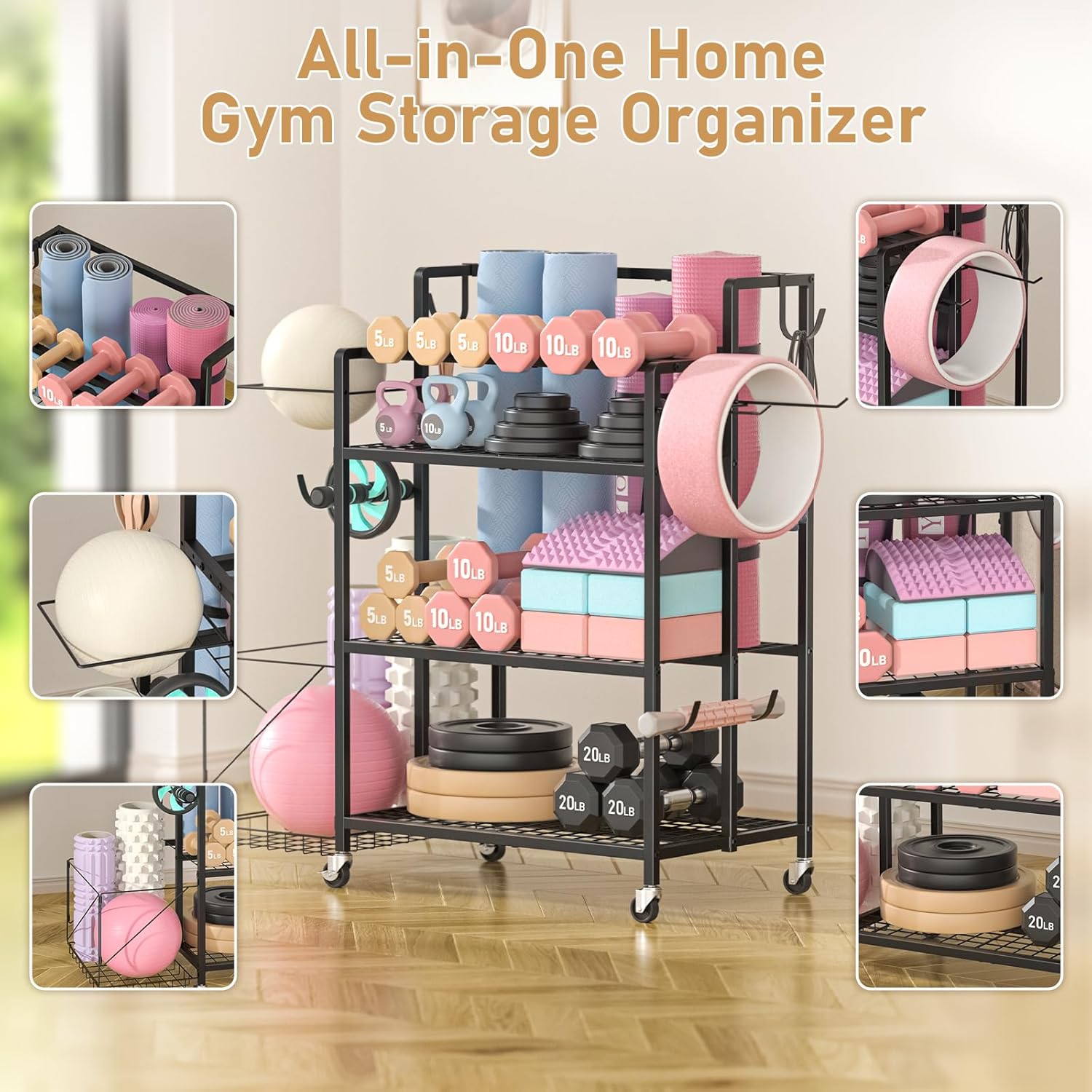 Almacenamiento para Gimnasio e - Home Gym Equipment reseña y precio