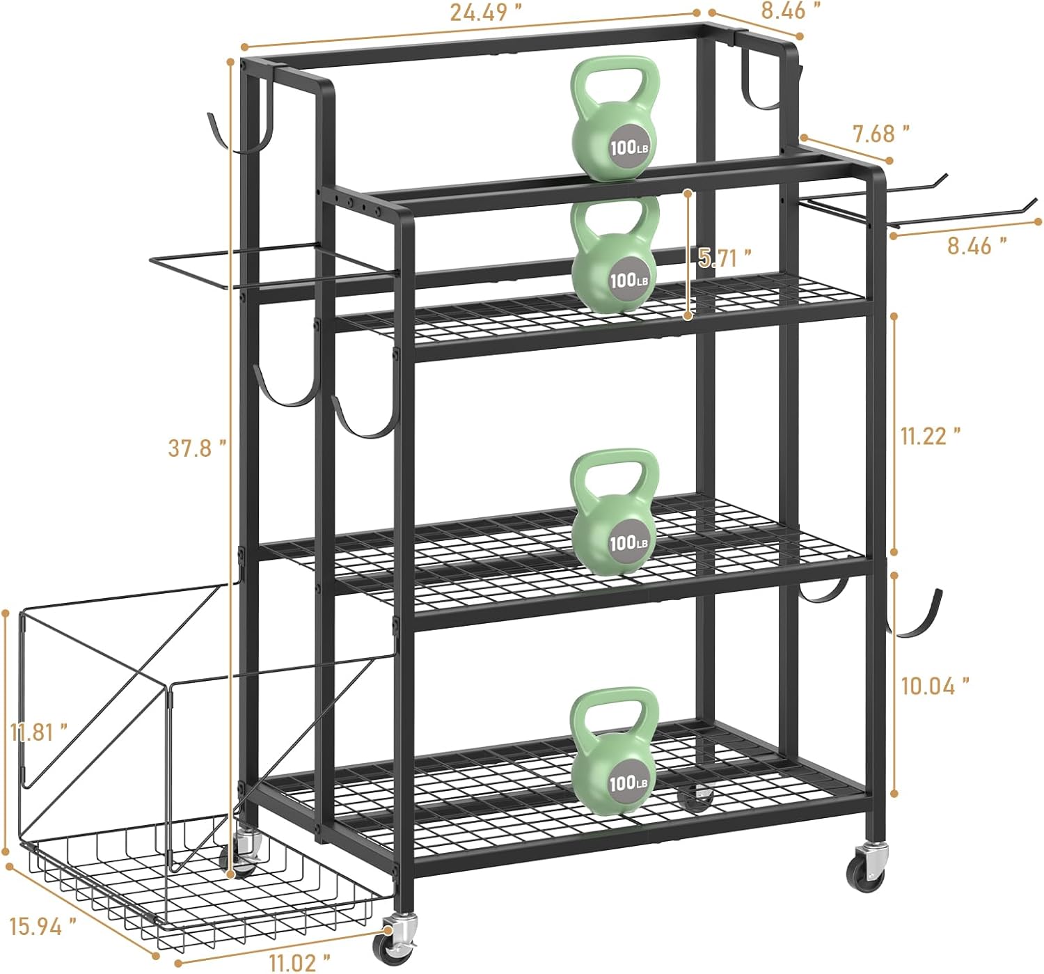 Almacenamiento para Gimnasio e - Home Gym Equipment reseña y precio