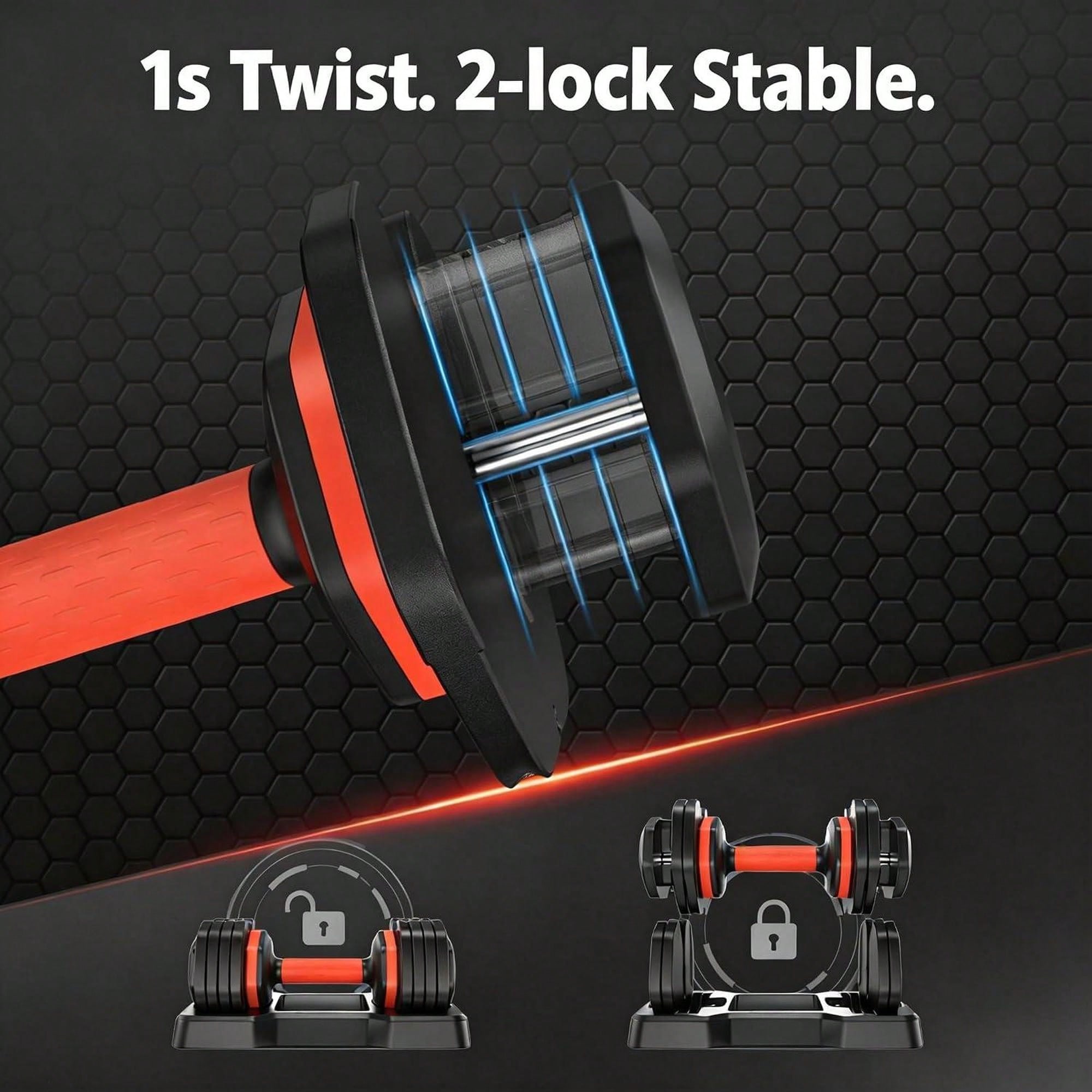 Juego de mancuernas ajustables - Home Gym Dumbbell Workout reseña y precio