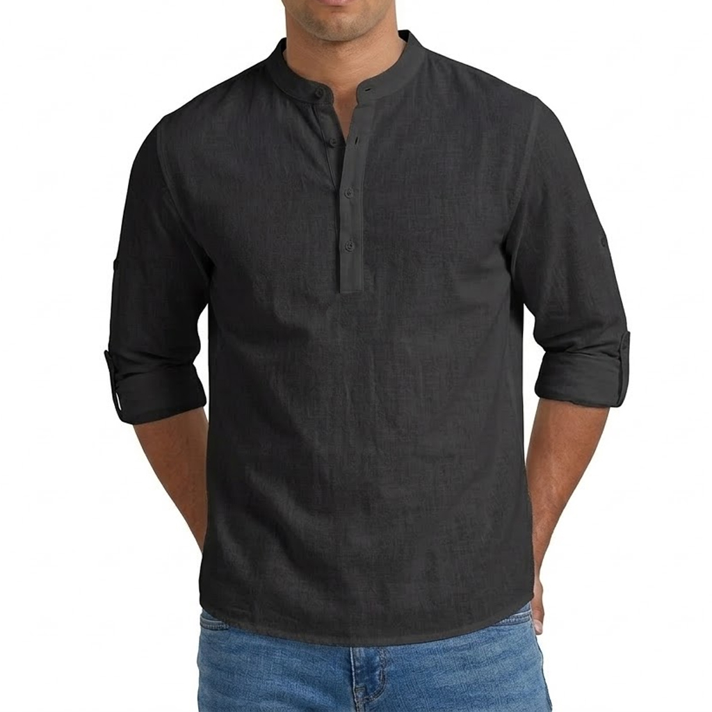 Camisa de Lino para Hombre, Ca - Home Gym Full Setup reseña y precio