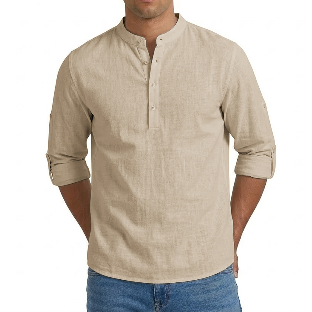 Camisa de Lino para Hombre, Ca - Home Gym Full Setup reseña y precio