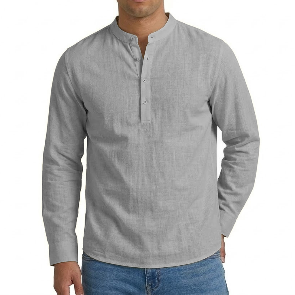 Camisa de Lino para Hombre, Ca - Home Gym Full Setup reseña y precio