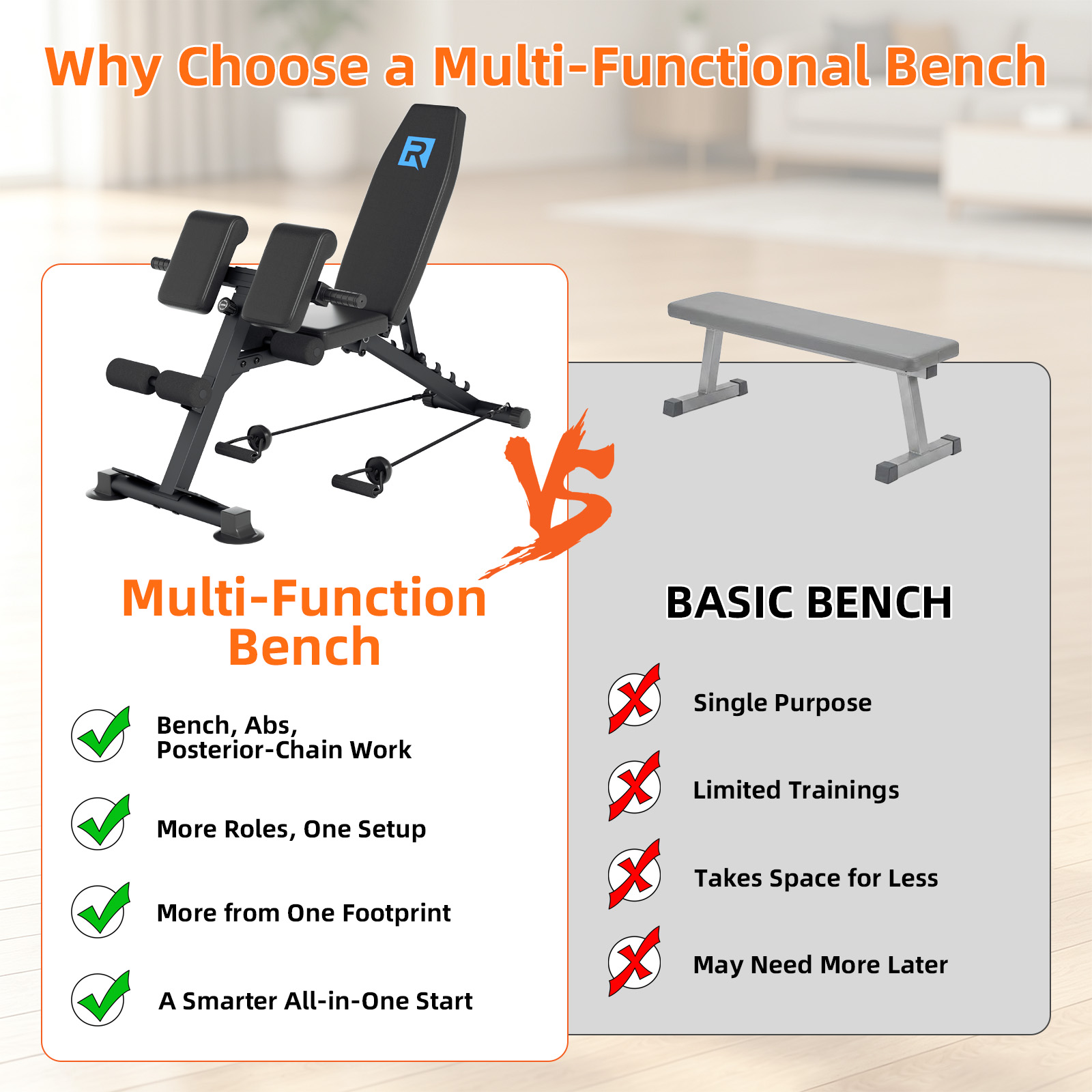 Banco de Pesas Ajustable Multi - Home Gym Full Setup reseña y precio