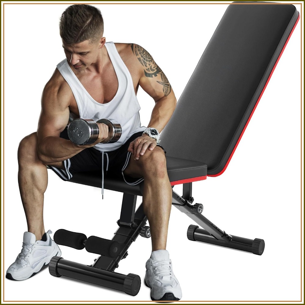 Banco de pesas ajustable para  - Home Gym Dumbbell Workout reseña y precio