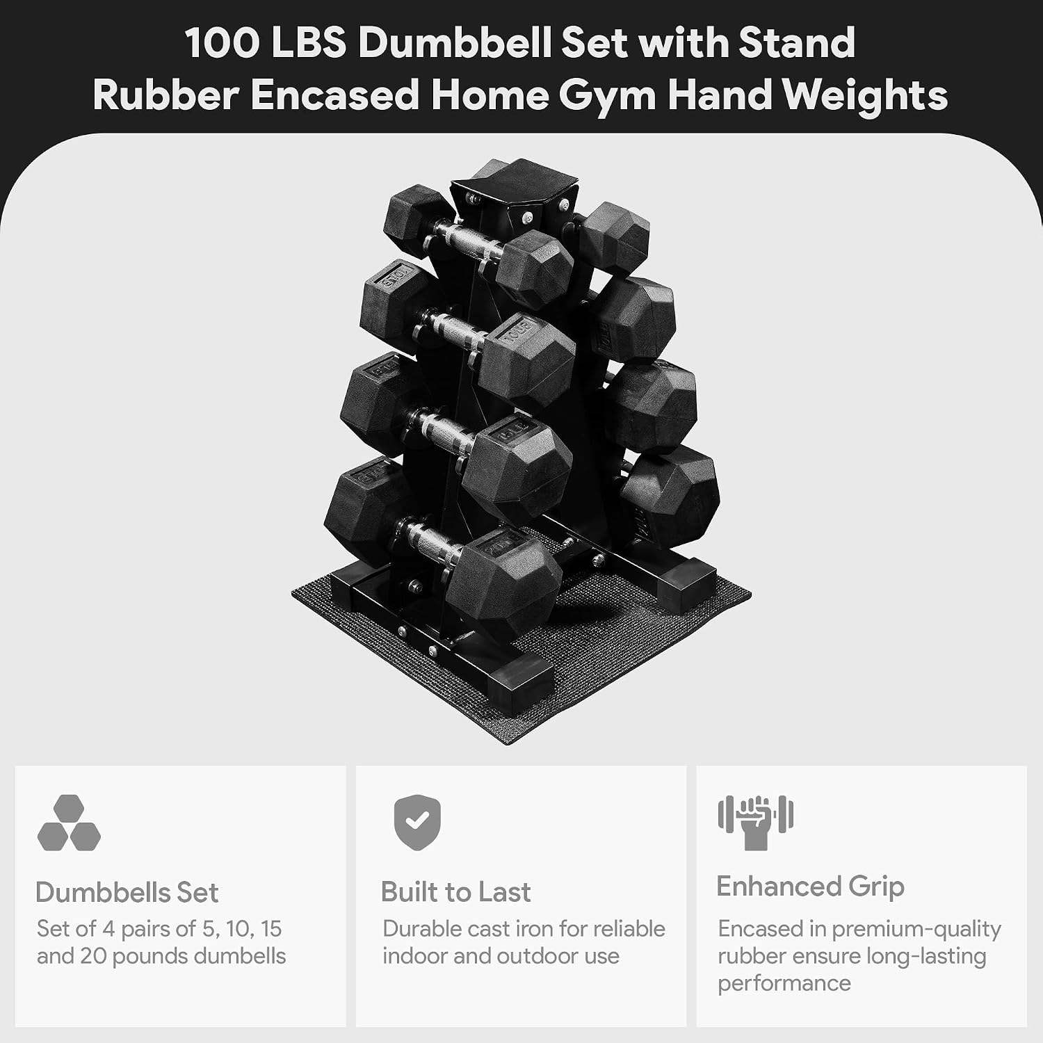 Juego de Mancuernas Hexagonale - Home Gym Dumbbell Workout reseña y precio