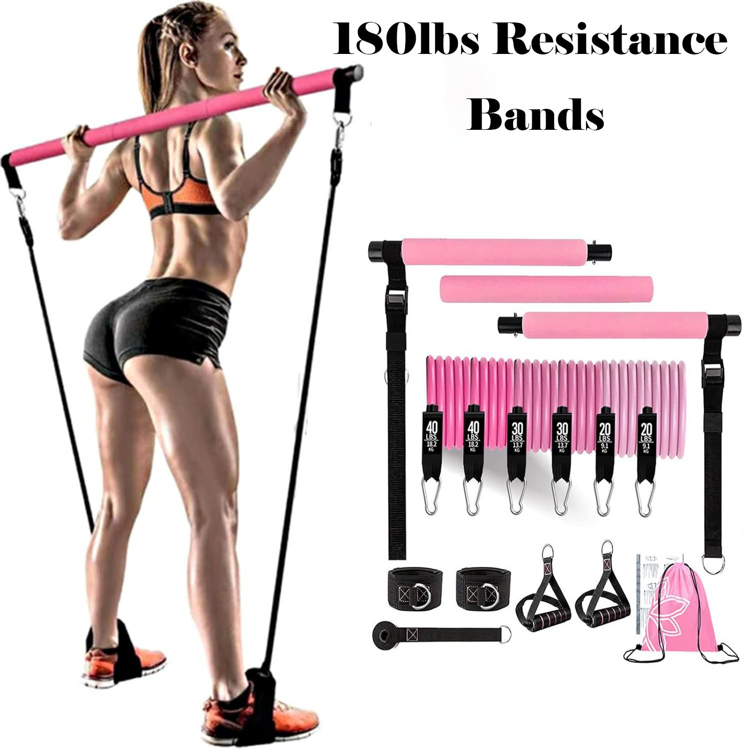 Bandas de Resistencia de 180 l - Home Gym Full Setup reseña y precio