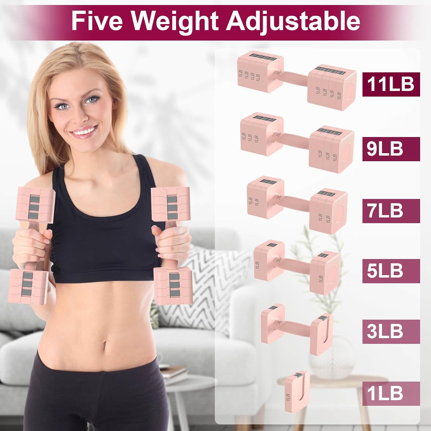 Juego de Mancuernas Ajustables - Home Gym Dumbbell Workout reseña y precio