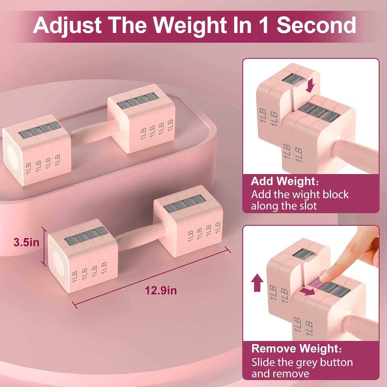 Juego de Mancuernas Ajustables - Home Gym Dumbbell Workout reseña y precio