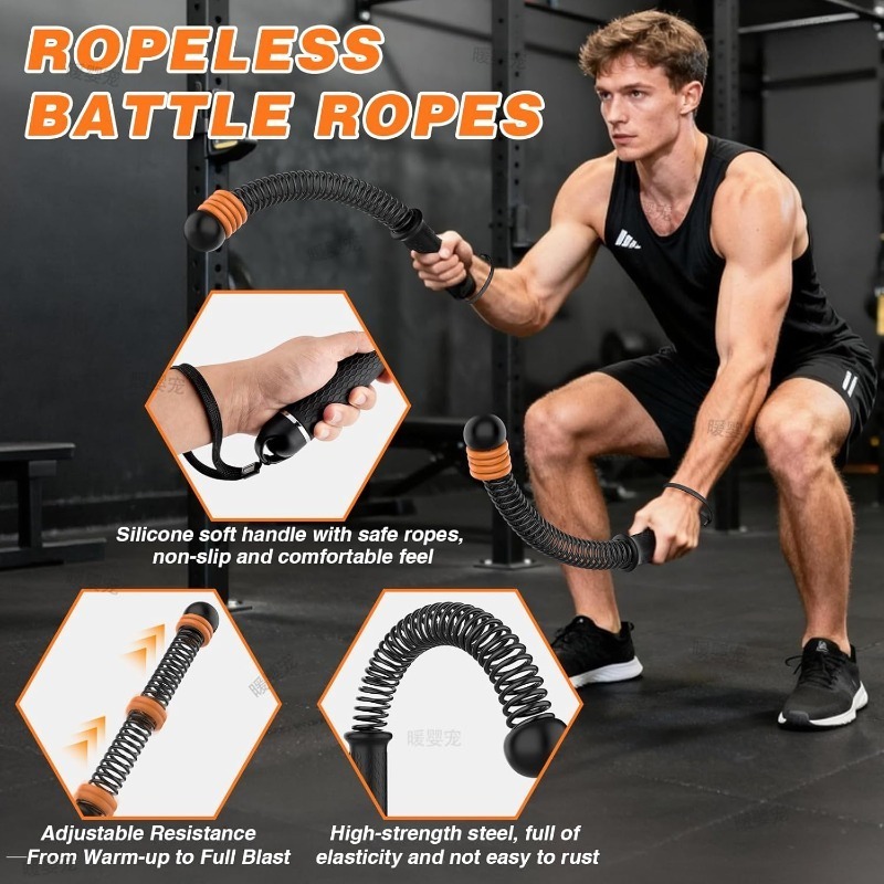 Cuerda de Batalla sin Cuerdas  - Home Gym Full Setup reseña y precio