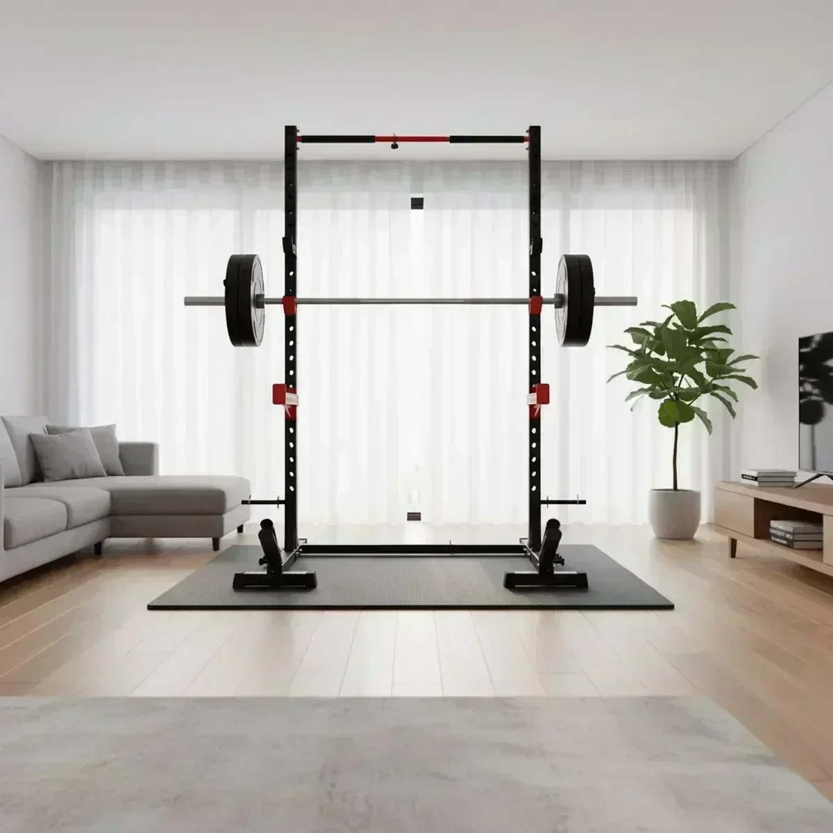 Rack de Sentadillas Ajustable  - Home Gym Pull Up reseña y precio