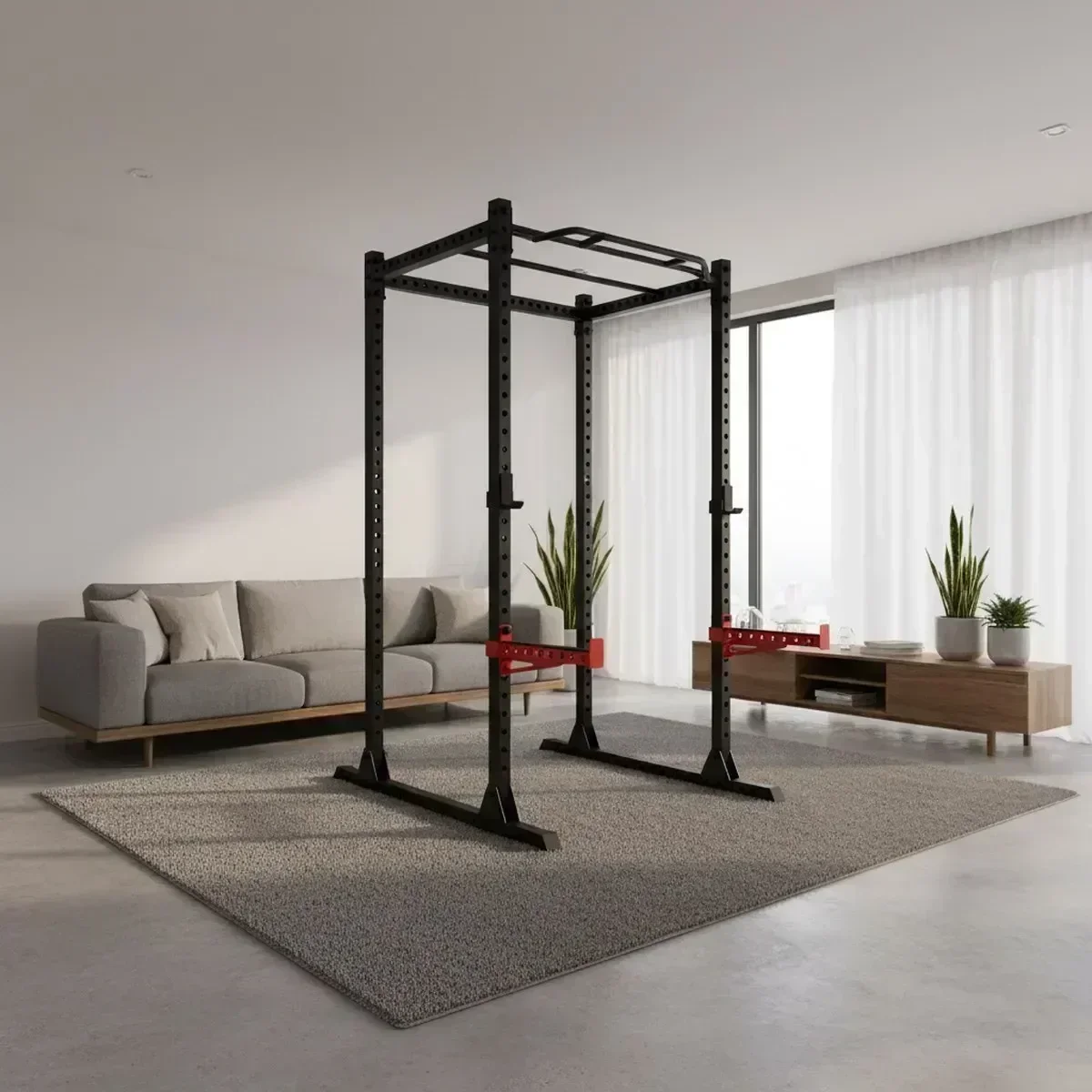 Rack de Sentadillas Ajustable  - Home Gym Pull Up reseña y precio