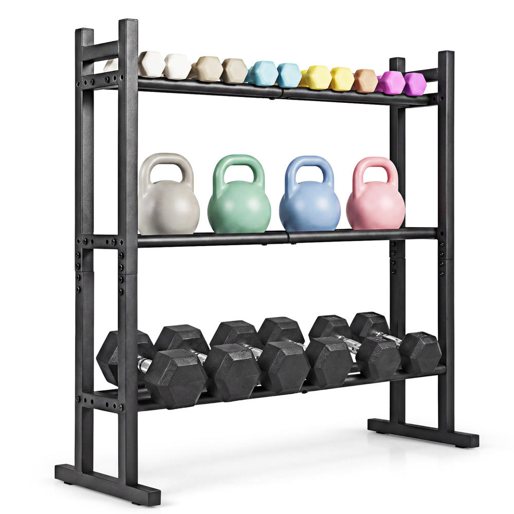 Estante para mancuernas de 3 n - Home Gym Equipment reseña y precio