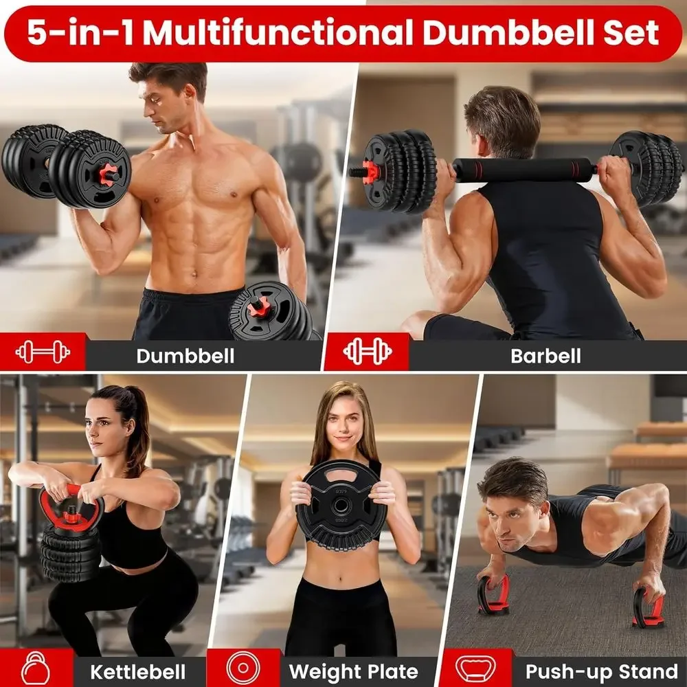 Juego de Mancuernas Ajustables - Home Gym Dumbbell Workout reseña y precio