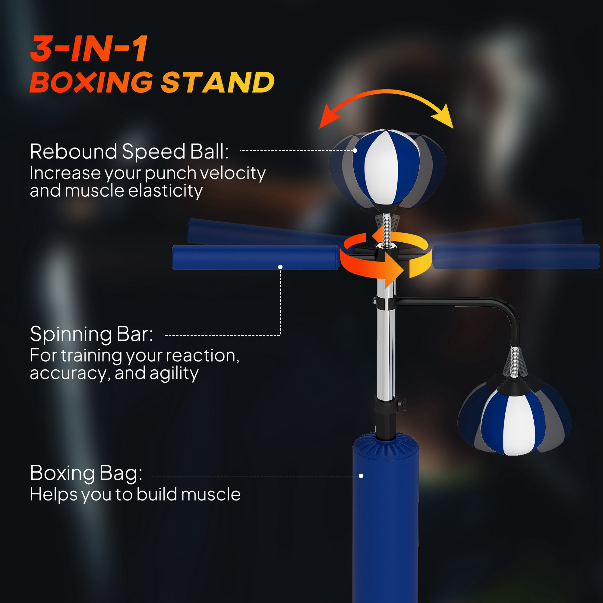 Soporte para Saco de Boxeo de  - Boxing Bag Stand reseña y precio