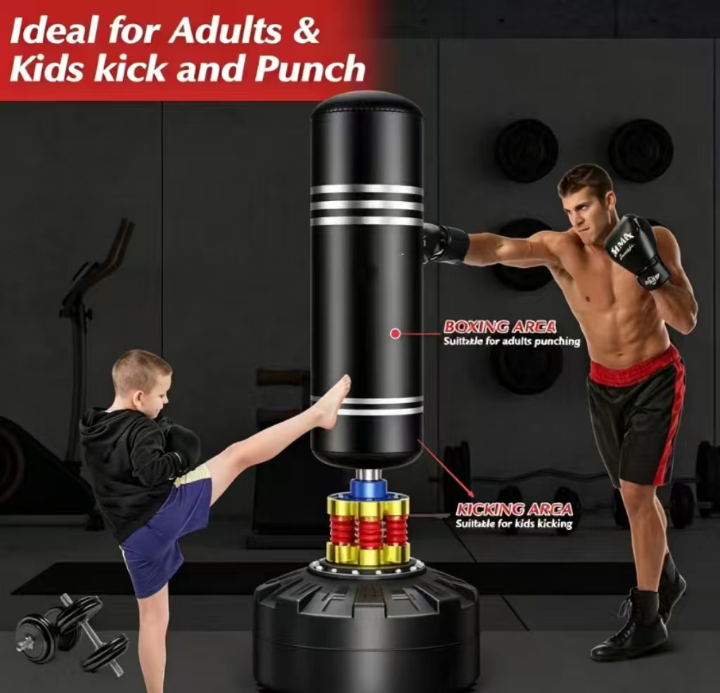 Saco de boxeo de alta absorció - Boxing Bag Stand reseña y precio