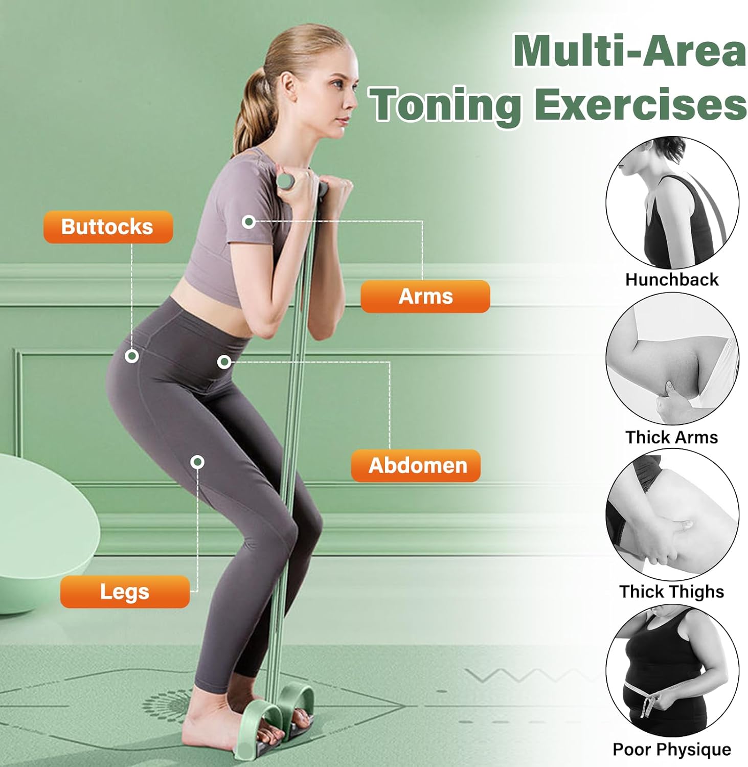 6 Bandas de Resistencia de Gom - Home Gym Full Setup reseña y precio