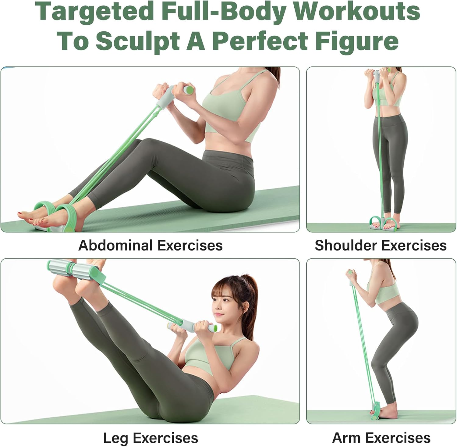 6 Bandas de Resistencia de Gom - Home Gym Full Setup reseña y precio