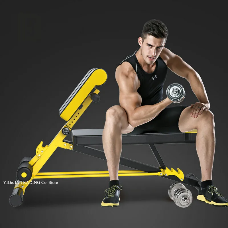 Banco Abdominal Ajustable Mult - Home Gym Dumbbell Workout reseña y precio
