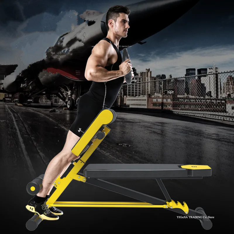 Banco Abdominal Ajustable Mult - Home Gym Dumbbell Workout reseña y precio